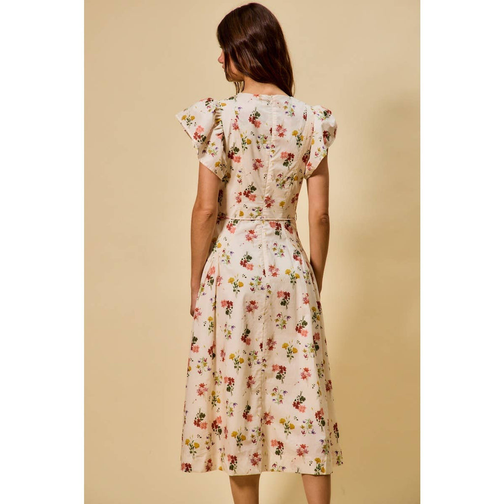 Lucero midi dress