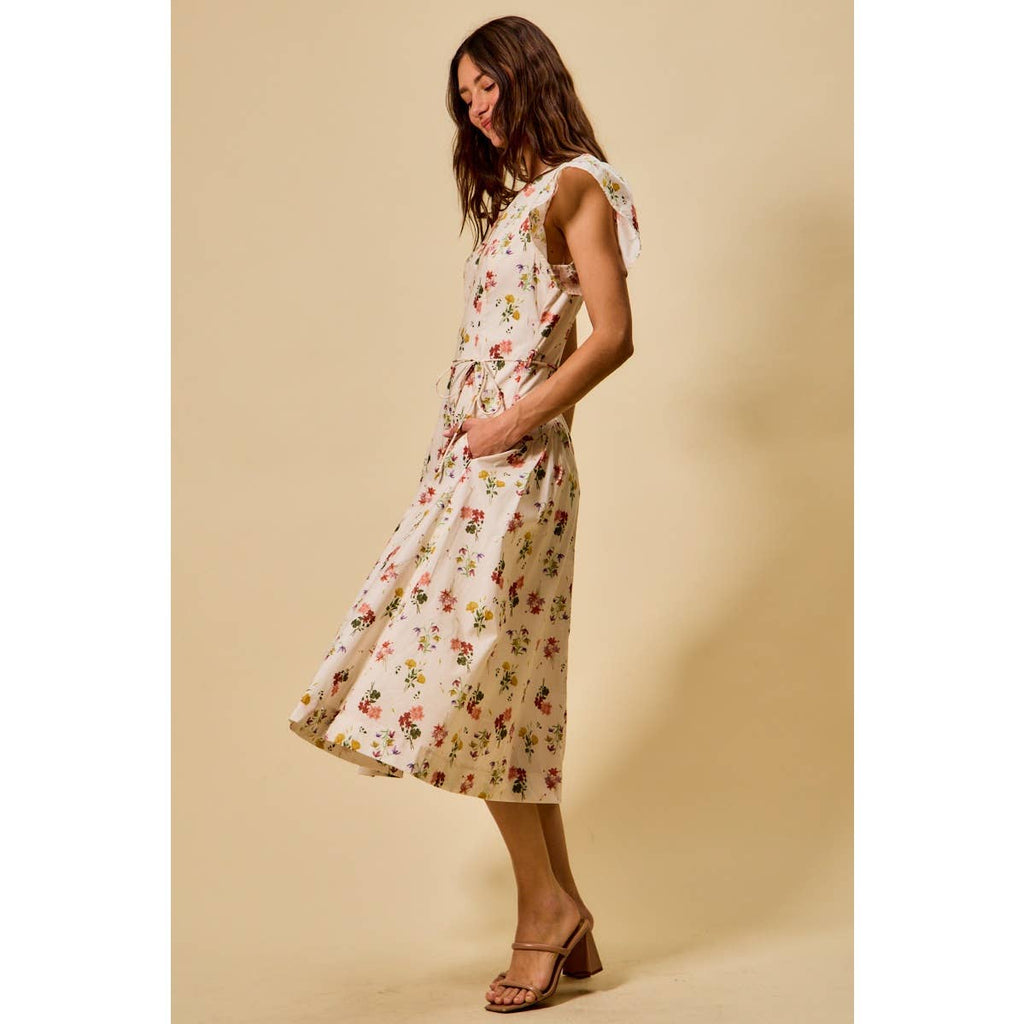 Lucero midi dress