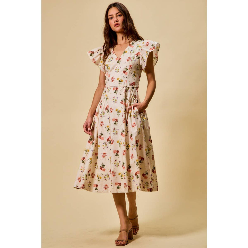 Lucero midi dress