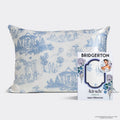Bridgerton x Satin Pillowcase in Garden Toile
