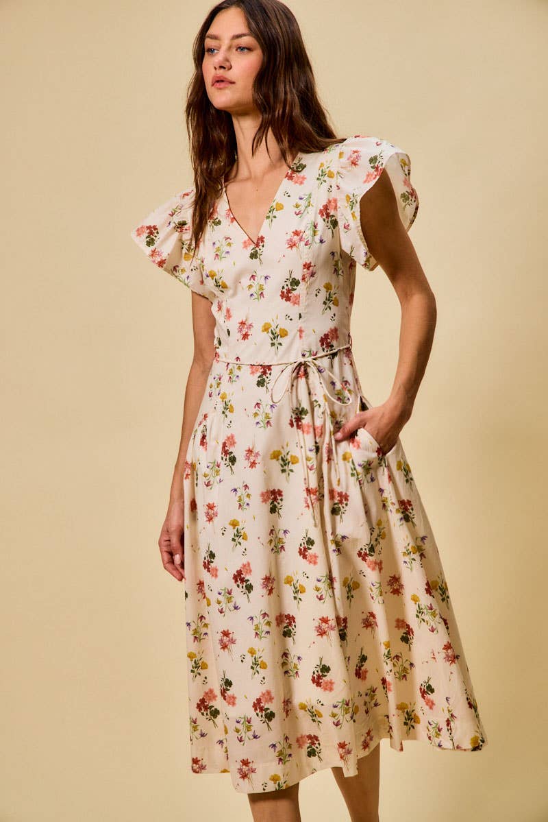 Lucero midi dress